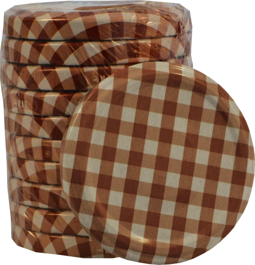 Canning Lids TWIST 82, Kanafas Decor, 10 pcs