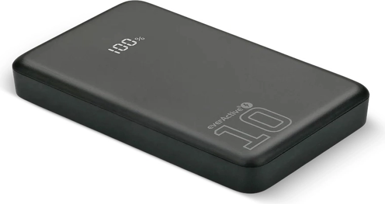 Пауърбанка 10 000 mAh с LCD, 20W бързо зареждане, 2× USB‑C и 1× USB‑A