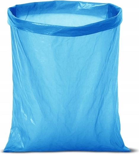Universal heavy-duty blue trash bags 35 L, 150 pcs, with tie closure
