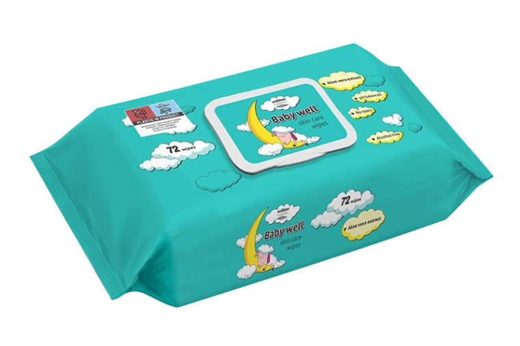 Well Done Baby Well Aloe Vera Moist Wipes 72 pcs