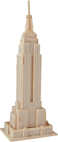 Дървен 3D пъзел Empire State Building