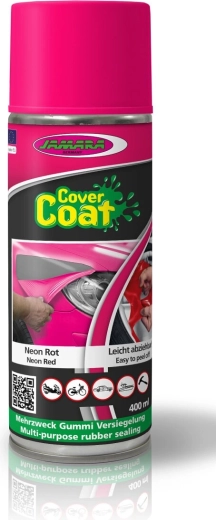 Cover Coat неоново червена течна гума в спрей 400 мл