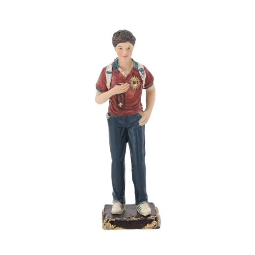 Resin Saint Carlo Acutis Figurine, 13 cm