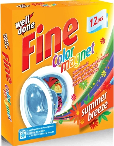 Well Done Fine Summer Breeze color-catcher laundry sheets 12 pieces