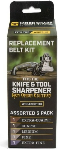 Work Sharp комплект шлифовъчни ленти за Ken Onion Edition, 5 бр.