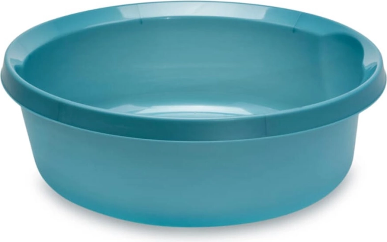 Plastic basin with spout 36 cm, 9 l – mix of colors