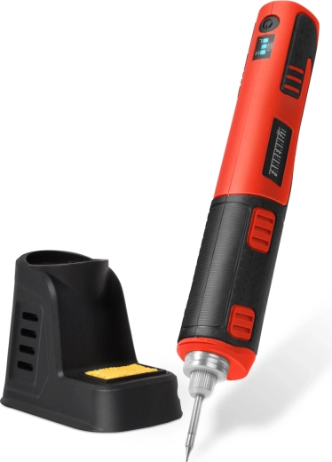 Акумулаторен поялник с USB-C и почистваща гъба
