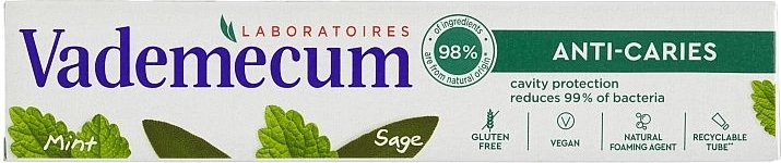 Vademecum Anti‑Caries паста за зъби 75 мл