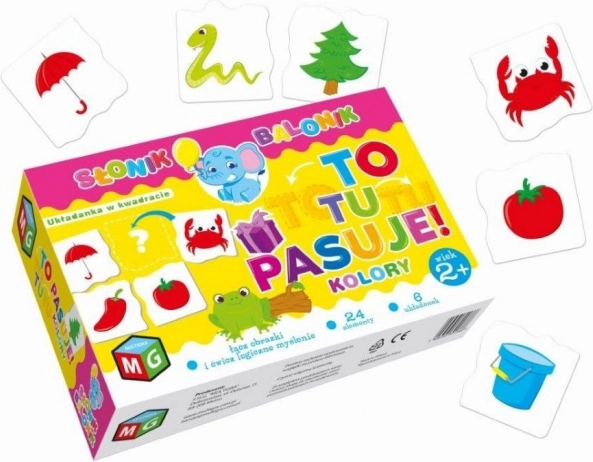 Puzzle Colors – тук пасва: цветове