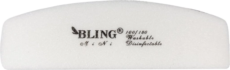 Мини полираща пила за нокти 100/180 BLING – полумесец