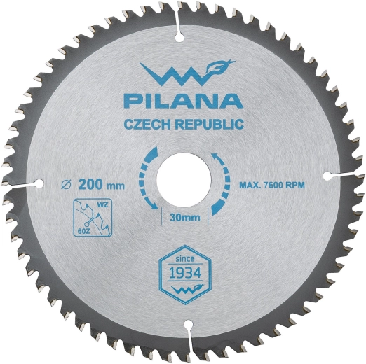 Режещ диск PILANA SK 5255 WZ 200 × 2,2 × 30, 60 зъба