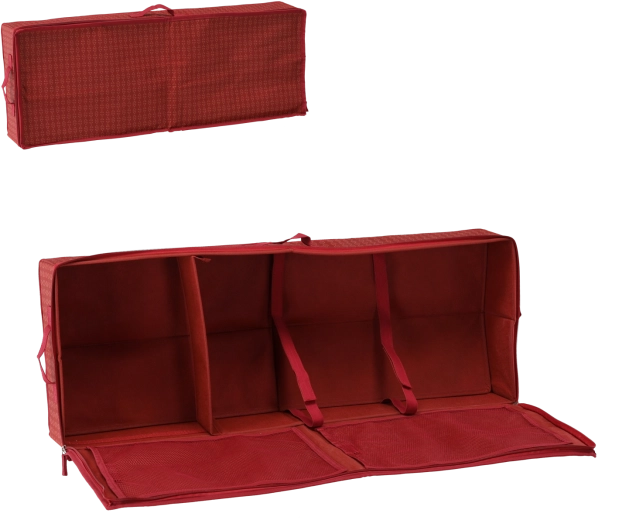 Органайзер за опаковъчна хартия червен 80 × 30 × 12 см