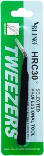 Anti-magnetic tweezers for eyelash extension and separation BLING, type II
