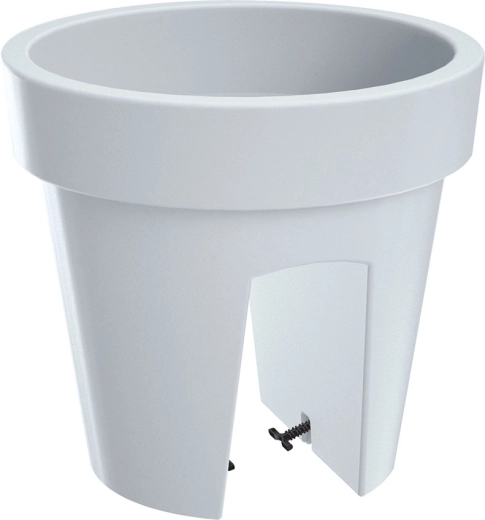 Lofly Railing 24.5 cm White Rail Planter