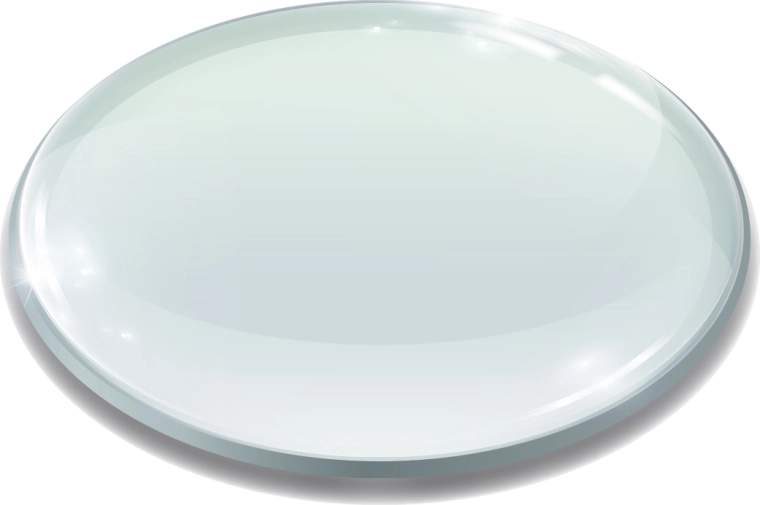 Glass Magnifying Lens, 5 Diopters, for Illuminated Magnifier