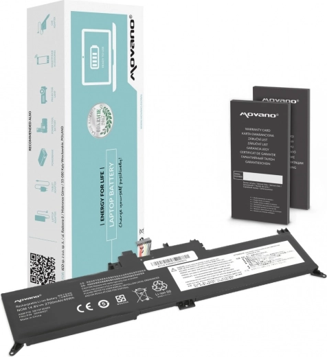 Movano Battery for Lenovo ThinkPad Yoga 260, 370 and X380, 2700 mAh, 40 Wh