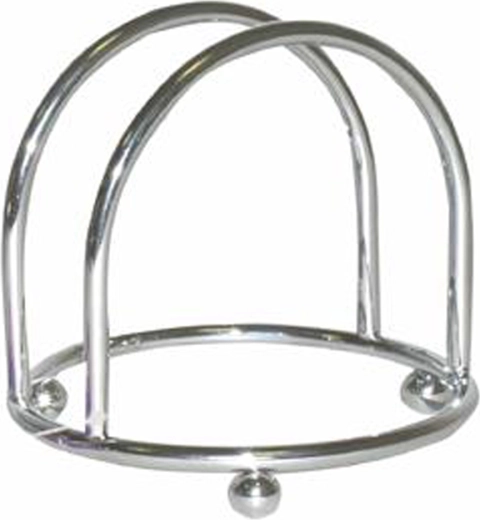 Chromed Metal Napkin Holder Horseshoe 10.4 × 12 cm