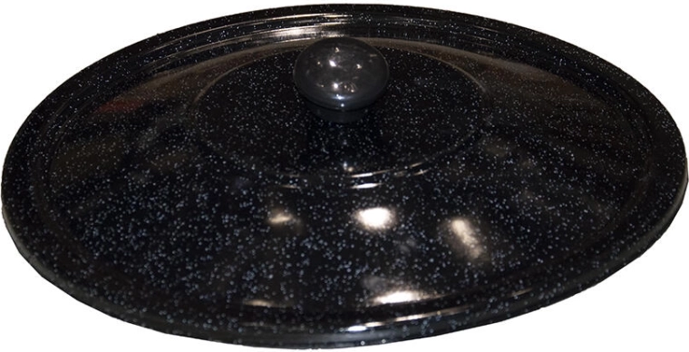 Lid for cauldron 10 l enamel black