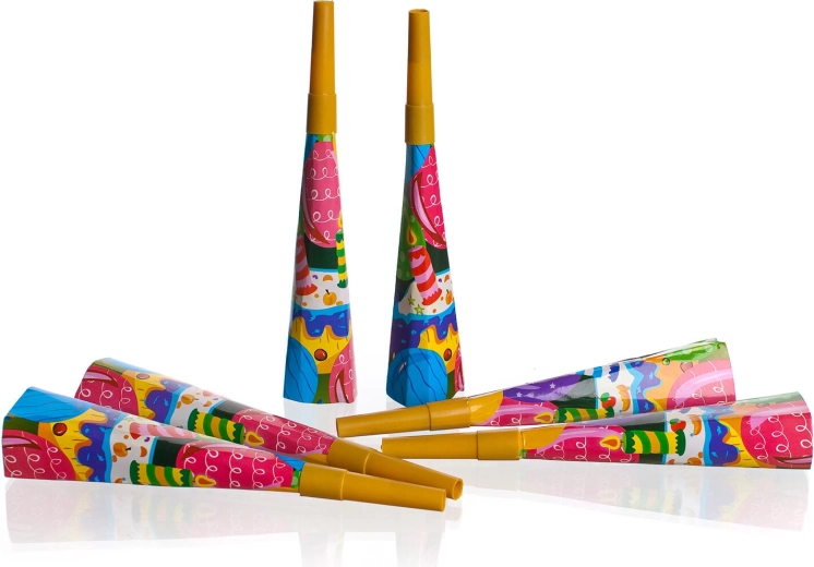 Paper party blowouts 19 cm (6 pcs) MY PARTY
