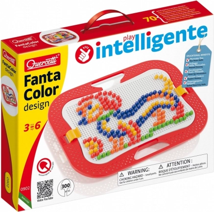 Quercetti Fantacolor Design мозайка 300 бр. (10 мм)