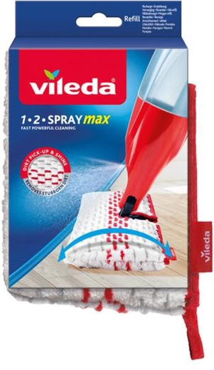 Vileda 1-2 Spray Max – резервен двустранен миещ пад за моп