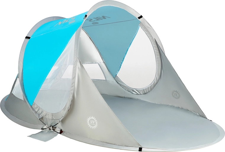 Саморазгъваща се плажна палатка NILS Camp NC3143 BIG синя