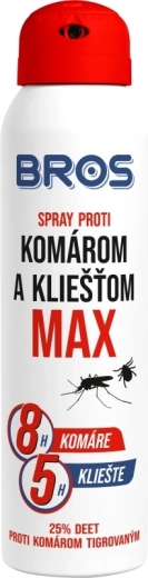 Bros Max спрей репелент против комари и кърлежи 90 мл