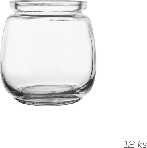 Стъклени бурканчета за йогурт 130 мл (12 бр.)