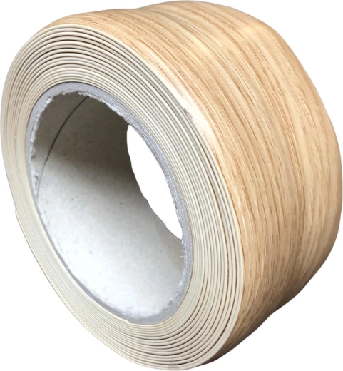 Самозалепваща подова лайсна PVC естествен дъб 52 mm × 5 m