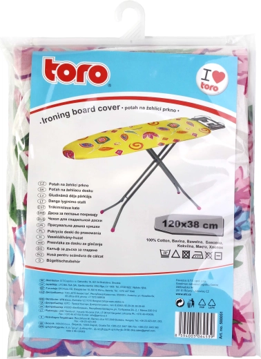 Калъф за дъска за гладене Toro 38 × 120 см