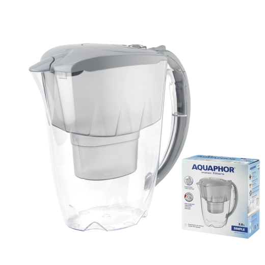 Aquaphor Simple филтрираща кана 2,8 л сива