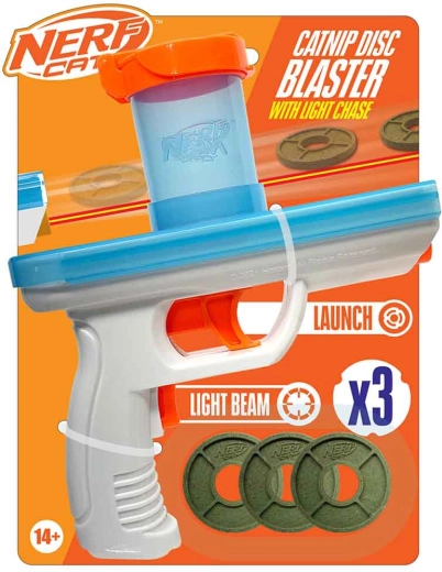Nerf Cat интерактивен бластер за котки с catnip дискове 20 см