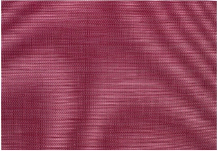 Woven table placemat 45 × 30 cm, wine red