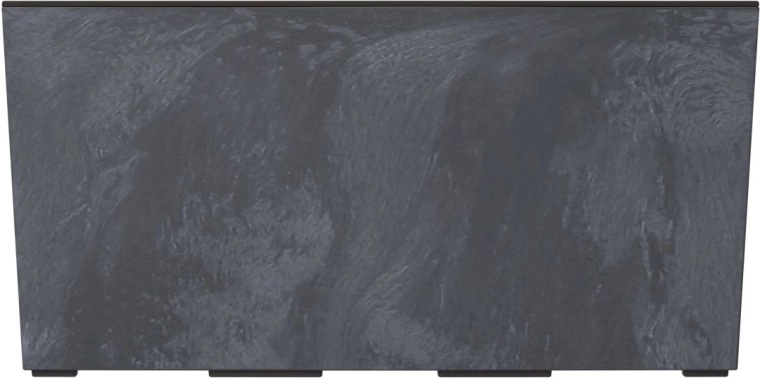 URBI Case planter with insert, concrete effect, 39.5 cm, anthracite
