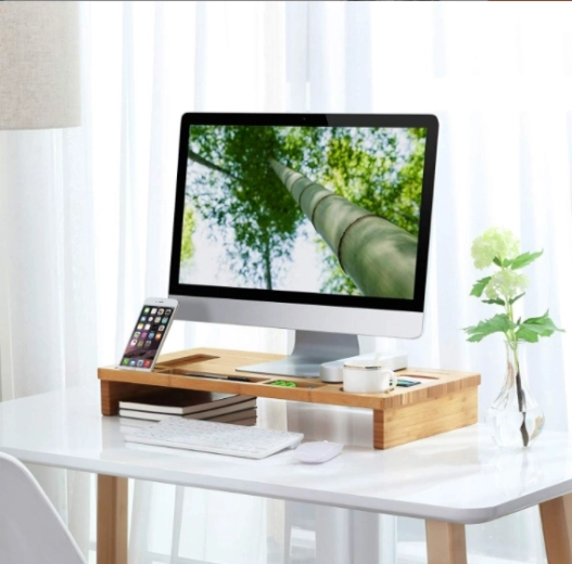 Ергономично повдигане на монитора