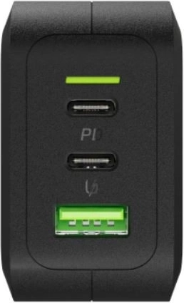 Three ports for simultaneous charging