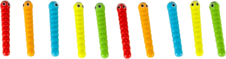 Цветни гъсеници, които приканват към игра