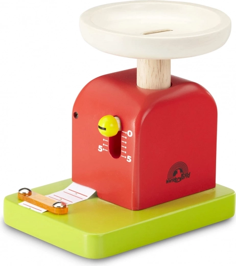 Movable gauge for realistic weighing