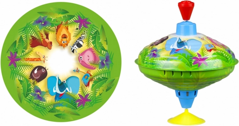 Stable spinning thanks to the suction cup