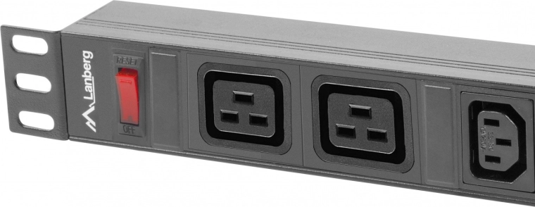 Compact 1U PDU for 19" cabinets