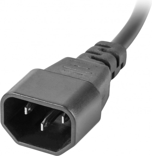 IEC C14 input and 2 m cable for easy integration
