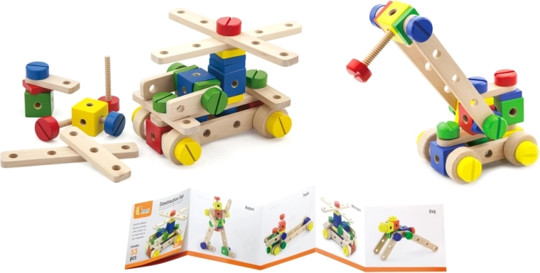 53 цветни елемента за безкрайни комбинации