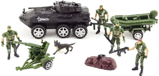 Vehicle, cannon and boat for realistic missions
