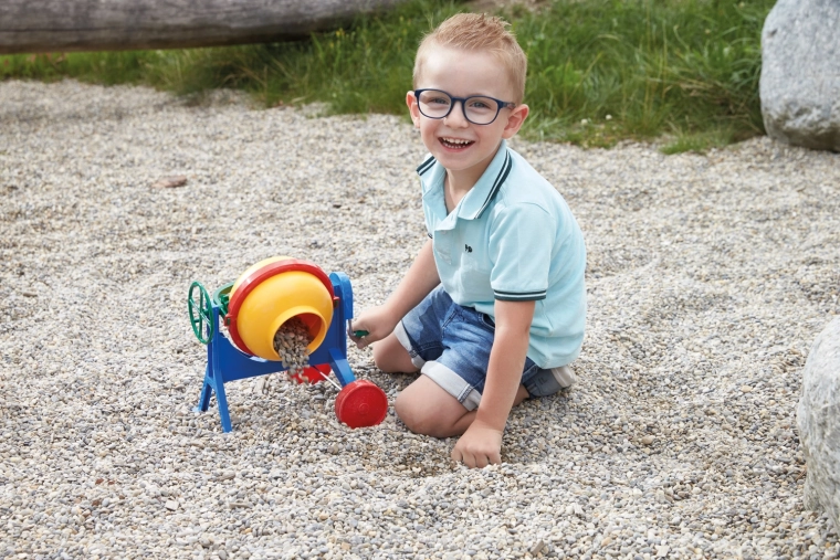Fun outdoors and in the sandbox