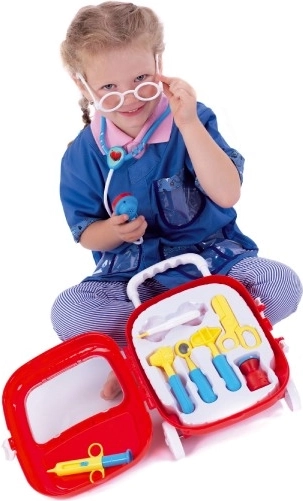 Portable rolling suitcase