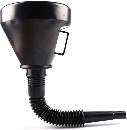 Flexible accordion spout for precise pouring