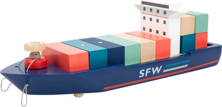 Контейнерен кораб с влекачи