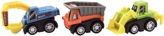 Set of 6 different construction vehicles