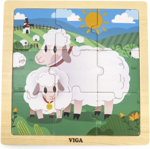 Очарователен мотив с овчици, който привлича децата