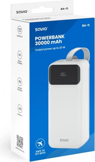 Огромен капацитет 30000 mAh за дни без контакт